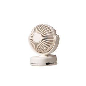 Portable USB Clip On Fan With 360 Degree Adjustable Head, Rechargeable Battery & Quiet Operation - For Desk, Bedside, Dorm, And Office Cooling (Option: Yellow)